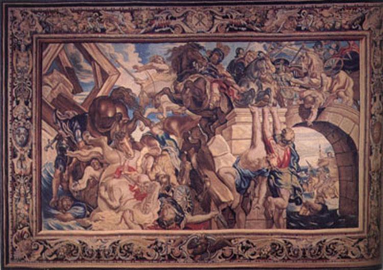 Peter Paul Rubens The Battle of the Milvian Bridge,from The Life of Constantine (mk01) Germany oil painting art